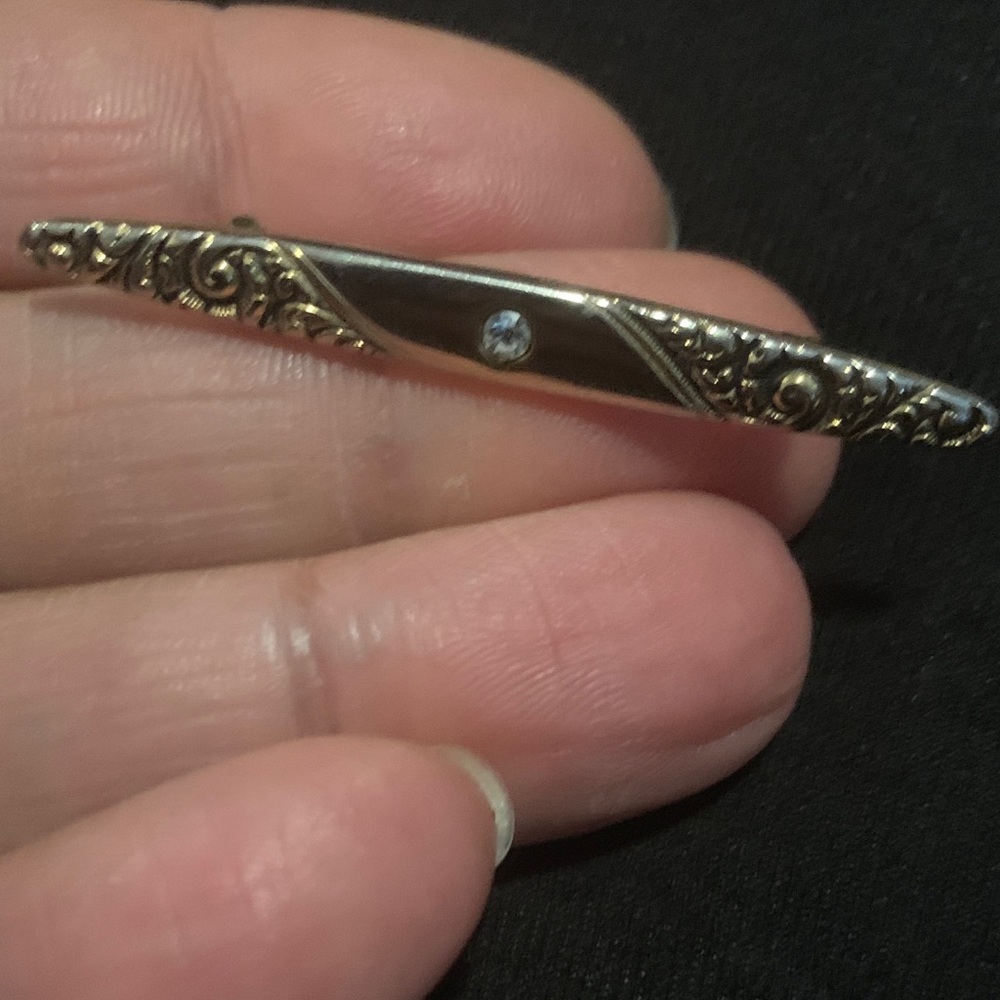 Avon Vintage Gold Brooch with Intricate Design